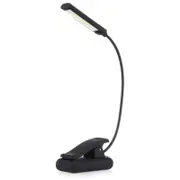 Reading Lights Portable Clip On Book Lamp Flexible Light For Kids Reading Black