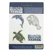 Mini Manatee Dolphin Turtle Sticker Sheet