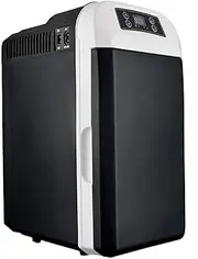 Mini Portable Refrigerator Cool Box Car Refrigerator 12 V 24 V 220 Small Car Refrigerator Ice Box Camping Trip Fridge(US)