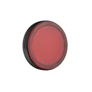 Laser Round Red Reflector Smart Tag - Apple Find My Compatible, Waterproof, Bike/Scooter Tracker, ISO6742 Certified, G-Sensor, IP67, 1-Year Battery