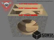 STAGE 2 - SEALED SUBWOOFER MDF ENCLOSURE FOR NVX VCW10 SUB BOX