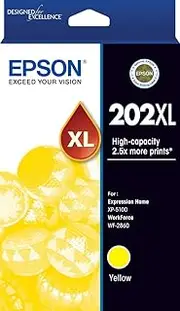 Epson 202XL - High Capacity - Yellow Ink Cartridge for XP-5100 WF-2860, Single Pack, C13T02P492