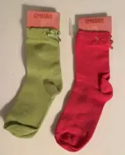 Gymboree Popstar Academy Girls Bow Socks Sz 5-7 Choice New
