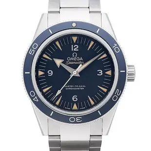 【OMEGA 歐米茄】海馬300米同軸擒縱超螢光藍面鈦金屬款x41mm(233.90.41.21.03.001)