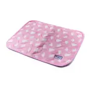 BillipetUSA Cool Touch Summer Pet Mat Machine Washable Pink 18x24"