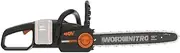 WORX NITRO 40V (2 x 20V) Brushless 40cm/16" Chainsaw Skin (Tool Only - Battery/Charger sold separately) - WG385E.9