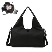 Gym Tote Bag with Shoe Compartment for Women Travel Duffel Bag Yoga Mat Holder