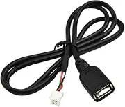 for Android Car Radio Stereo Cable Adapter Electronics Accessories USB Cable Adapter 4 Pin Connector USB Extension Cable Adapter