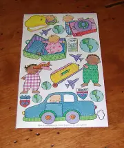 Creative Imaginations Sticker ~ Bryce & Madeline by jone hallmark. Travel.