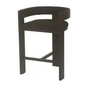 Miles ELM Barstool - Full Black