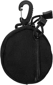 [TOYANDONA] Multi Purpose Polyester Change Purse Hanging Coin Bag for Outdoor Sports Running Cycling Travel Durable Zippered Organizer with Multiple Compartments