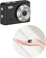Ultra Small Digital Camera, Mini Camera, Kids Camera, 2 Megapixels, 1080P, Photograph, Video, 0.96 inch Screen, Portable, Convenient for Beginners, 32GB Card Included, TYPE-C Rechargeable, Japanese