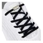 Elastic Shoe Laces for Kids and Adults Sneakers,Elastic No Tie Shoelaces 1-black
