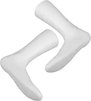 HEALEEP 2pcs Foot Model Shoe Model Display Shoes Women Mannequin Feet Female Foot Model Mannequin Foot for Socks Dressmaking Mannequin Fake Feet for Sock Shoes Support Plastic White