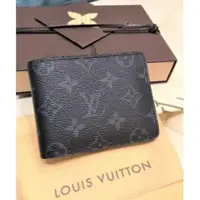 在飛比找蝦皮購物優惠-二手 LV Louis Vuitton M61695 黑灰 