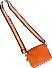 [Alice Wheeler] Camera Crossbody Soho Bag Double Zipped with 2 straps and bee attachment