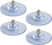Cat Bed Suction Cups, PVC Absorption Beakers, Window Perch Aspirate Pots, Built-In Screws/Easy Installation, Reusable/Weather-Resistant, 8.5x8.5x1cm For Indoor, Outdoor Use