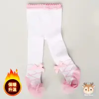 在飛比找momo購物網優惠-【Kori Deer 可莉鹿】夢遊仙境女嬰童褲襪 - 白兔先