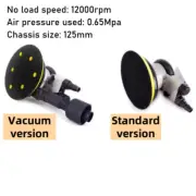 125mm 5'' Round Polisher Pneumatic Sanding Machine Eccentric Air Sander Grinder