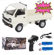 WPL D12 RC Car 1:16, 2.4Ghz RC Drift Car Model, Mini-Truck with Double Battery