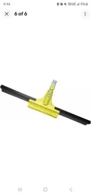 DOCA Window Washing Kit with Extension Pole – Head Only - No Pole Telescoping Ex