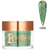 Billionaire SNS Gelish Dip Dipping Acrylic Nail Powder - Chunky Glitter 002 56g