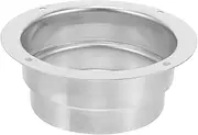 Cabilock Exhaust Pipe Flange Duct Collar Replacement Ducting Flange Kit Pipe Flange Replacement Duct Connector Duct Reducer Connector Adapter Stove Pipe Flange Silver Stainless Steel
