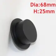 Dia68mm Big Amplifier Knobs Aluminum Hat Design Black Switch Potentiometer