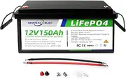 LiFePO4 12V 150Ah Lithium Iron Battery Rechargeable Deep Cycle RV Camping Power