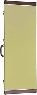 Swamp Electric Guitar Rectangular Hard Case with Lock - Tweed - Gold Hardware