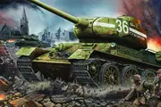 Trumpeter 1/16 T-34/85 model 1944 Fty.183 Plastic Model Kit [00902]