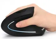 Lekvey Ergonomic Mouse, Vertical Wireless Mouse Rechargeable 2.4GHz 6 Buttons