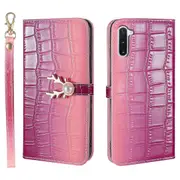 For Samsung Galaxy Note10 Phone Case With Strap - Purplish red