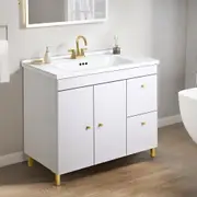 Simplus Bathroom Vanity Unit 900mm Freestanding Basin Cabinet for Home Bathroom Washroom