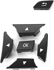 Car Steering Wheel Menu Control Switch Button for Mercedes Benz C E A GLK CLS Class W204 X204 W212 W218 W156 W176 W117 W172 W246 Push Button Switches(Left Black)