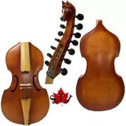 Rare baroque style Excellent unique 14 strings concert viola da gamba 30" #11561