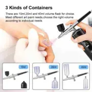 Airbrush Nail Art Painting With Compressor Portable Sprayer Gun For Manicure