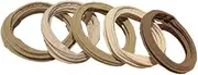 5PCS Gradient Color Elastic Hair Bands for Girls - Vibrant Ponytail Holders, Snag-Free Hair Ties, Versatile for Women and Kids, No Metal Hairband Set
