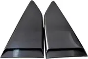 Spray Painting Side Window Louver Cover Compatible for Camaro 2016 2017(Painted Black)