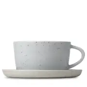 Blomus Sablo Coffee Cups with Saucers, Set of 2