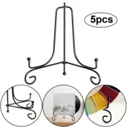 5X Plate Stands For Display Plate Holder Picture Frame Stand of Metal