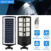 Commercial Solar Street Lights Dusk to Dawn Remote Control Motion Sensor Lights