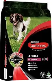 Purina Supercoat Adult Beef Dry Dog Food 18 Kg