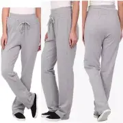 NYDJ Lounge Sweat Pants L Jogger Sport Slimming Drawstring Pull On Moonstone NWT