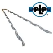 PLP Galvanized Steel Preformed Tree Grip / Dead End, 3/8" (Orange), Made in USA