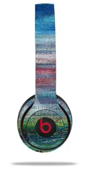 Skin Wrap for Beats Solo Wireless 2 3 4 Landscape Abstract RedSky SKIN ONLY