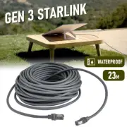 Gen 3 Cable 75FT/23m Starlink Replacement Cable Extension for Starlink Waterproo