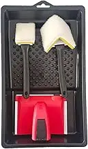 Trim Painting Tool | Wall Corner Brush | Painter Set | Painting Edger | 4pcs Small Corner Painting Tool Edge Painter, Practical Wall Corner Brush, Paint Trimmer Edger for Apply Paint Evenly Straight/2