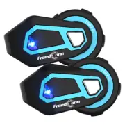 Bluetooth Motorcycle Intercom Headset 1200M - 1 Set T Max Pro 6 Riders Commun...