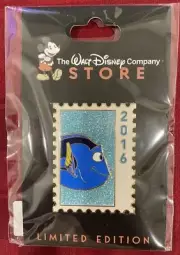 DEC Pixar Commemorative Postal Stamp Pin Finding Dory Nemo Disney